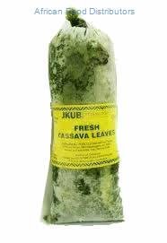 JKUB Cassava Leaves 20  /   3lb Frozen
