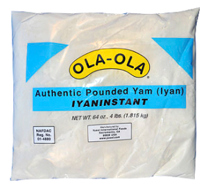 Ola-Ola Pounded Yam 20lb   /  bag